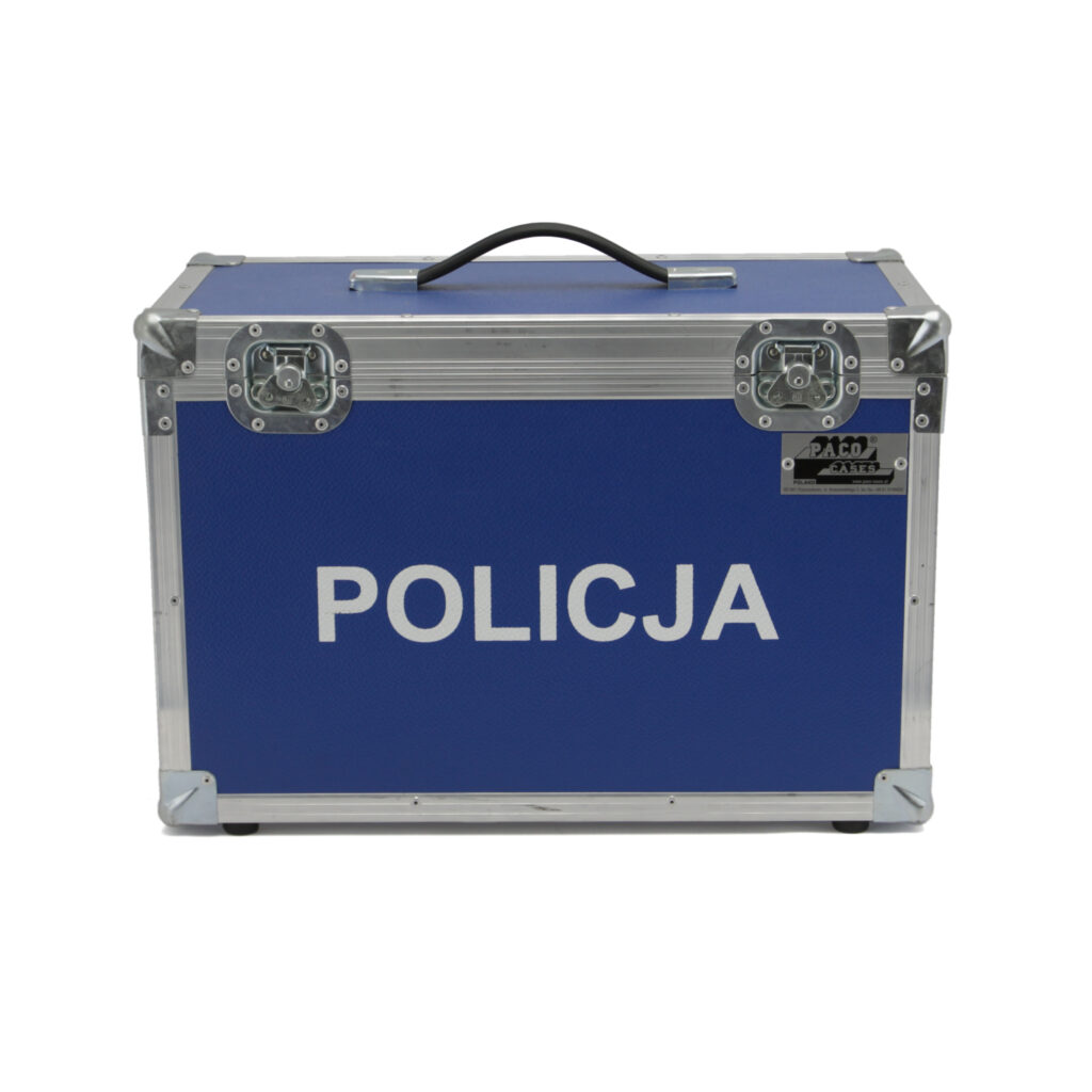Skrzynie i walizki transportowe dla Policji