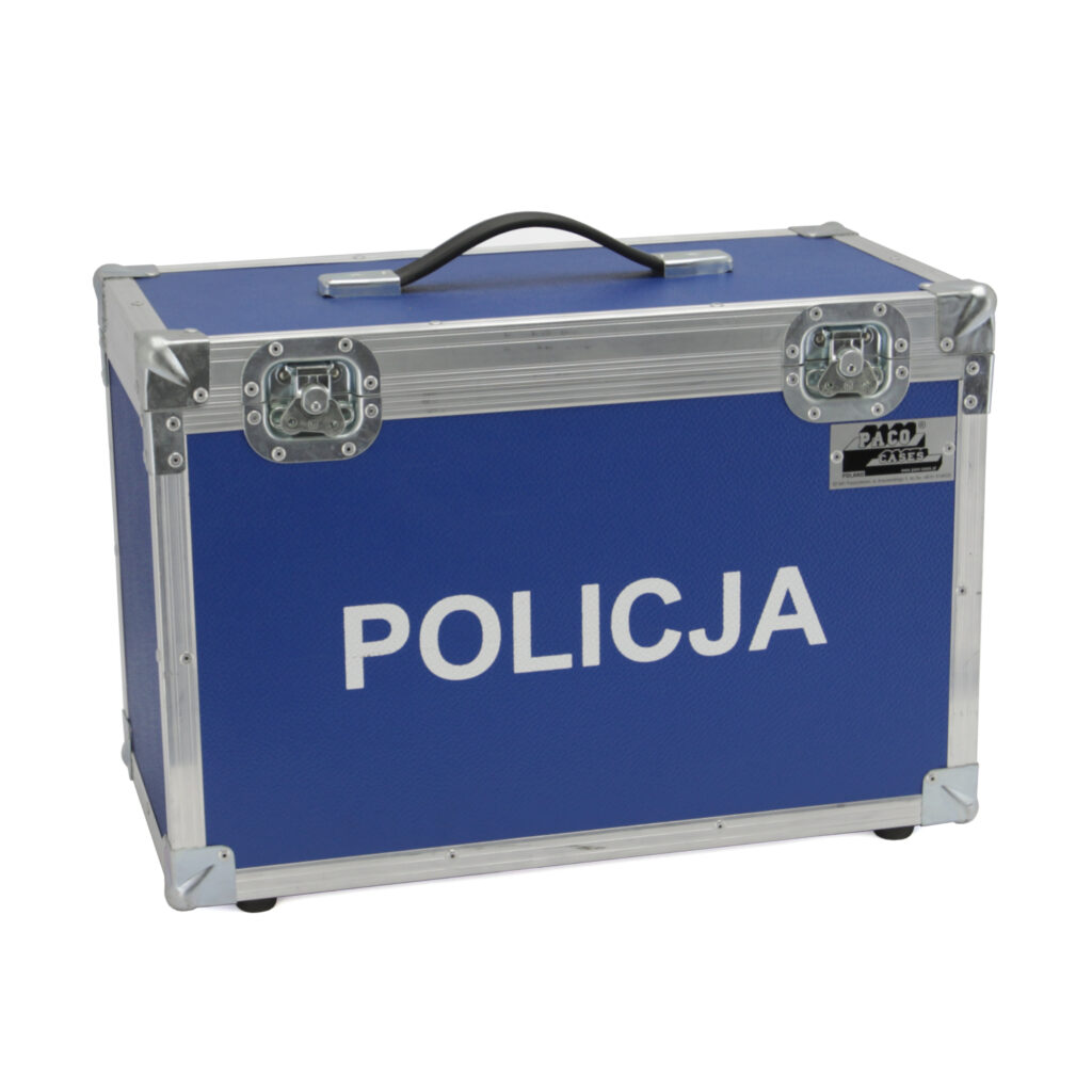 Skrzynie i walizki transportowe dla Policji